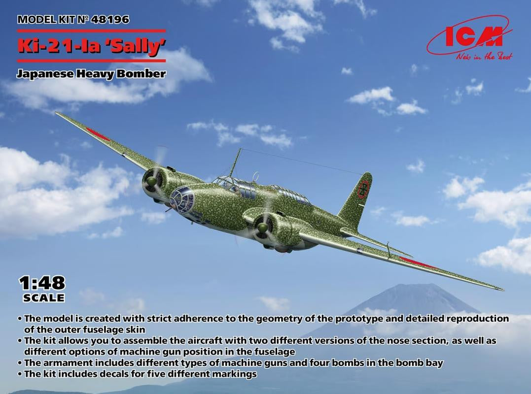 ICM 1/48 Ki-21-Ia "Sally" 48196